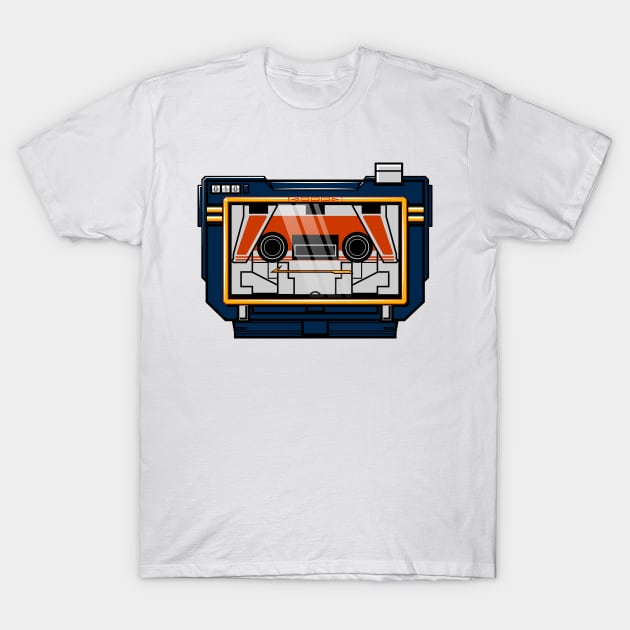 Cassette Chest Soundwave T-Shirt by synaptyx